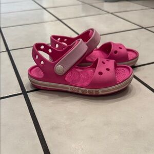 CROCS Kids Bright Pink Sandals